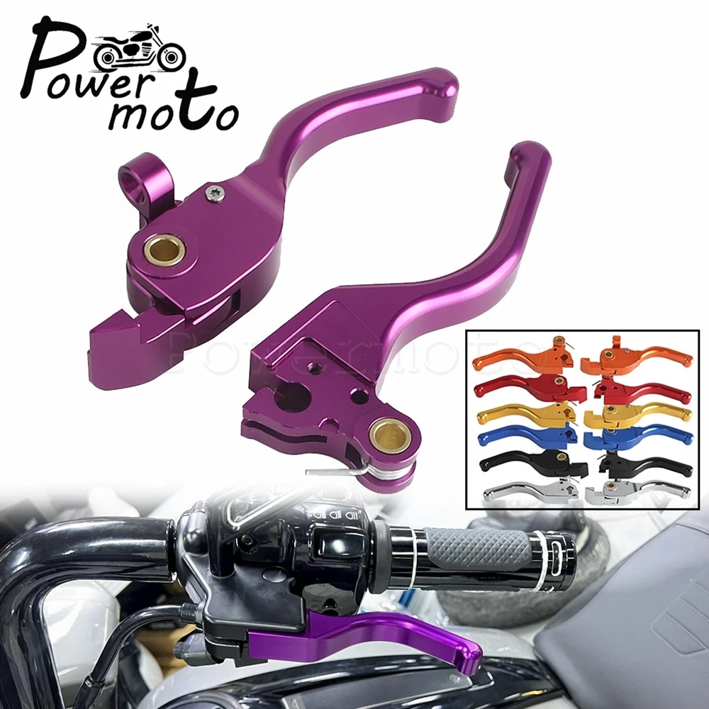 

CNC Motorcycle Handle Brake Strunt Clutch Lever For Harley Touring Road Glide ST CVO FLTRXSTSE 121 FLTRX 2024 FLTRXSE 2023 2024