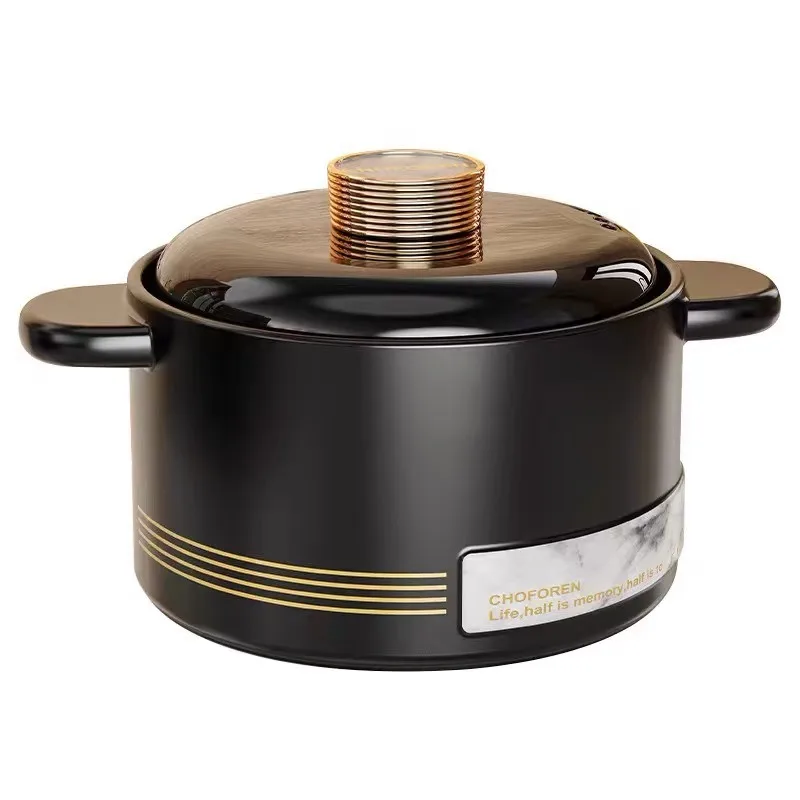 

Подходит для джазовой серии, суповая кастрюля, кастрюля для тушения, бытовая газовая плита, электрическая керамическая плита, керамическая запеканка для супа, 3-4 человека