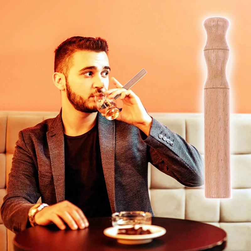 Inhalador de aromaterapia para aceites esenciales, inhalador para dejar de fumar, difusor Personal de madera para aceites esenciales con varillas de fibra