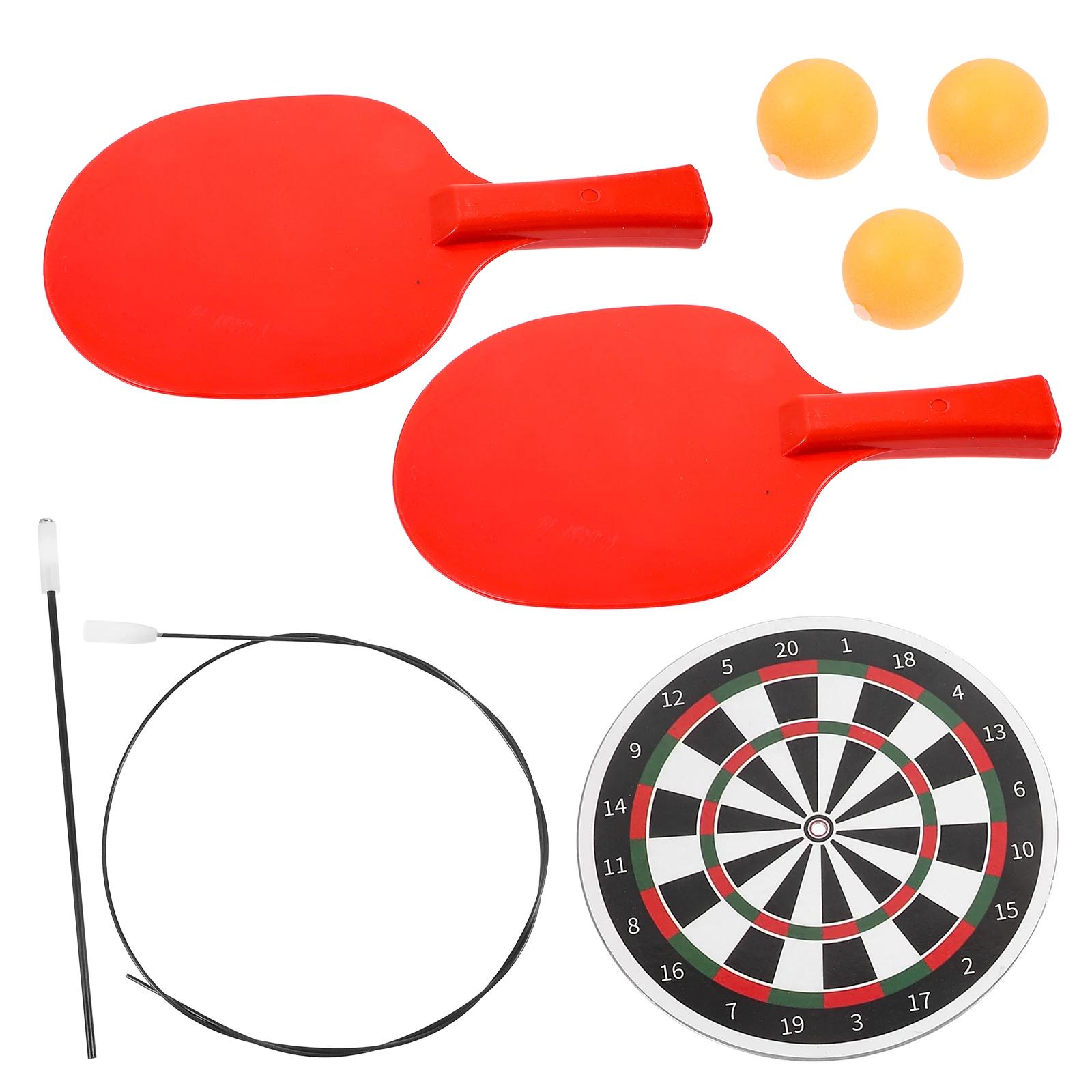 

Table Tennis Trainer Rubber Bar Racket Random Color Cat Practice Kit Indoor Hanging Return Board For Child Beginner