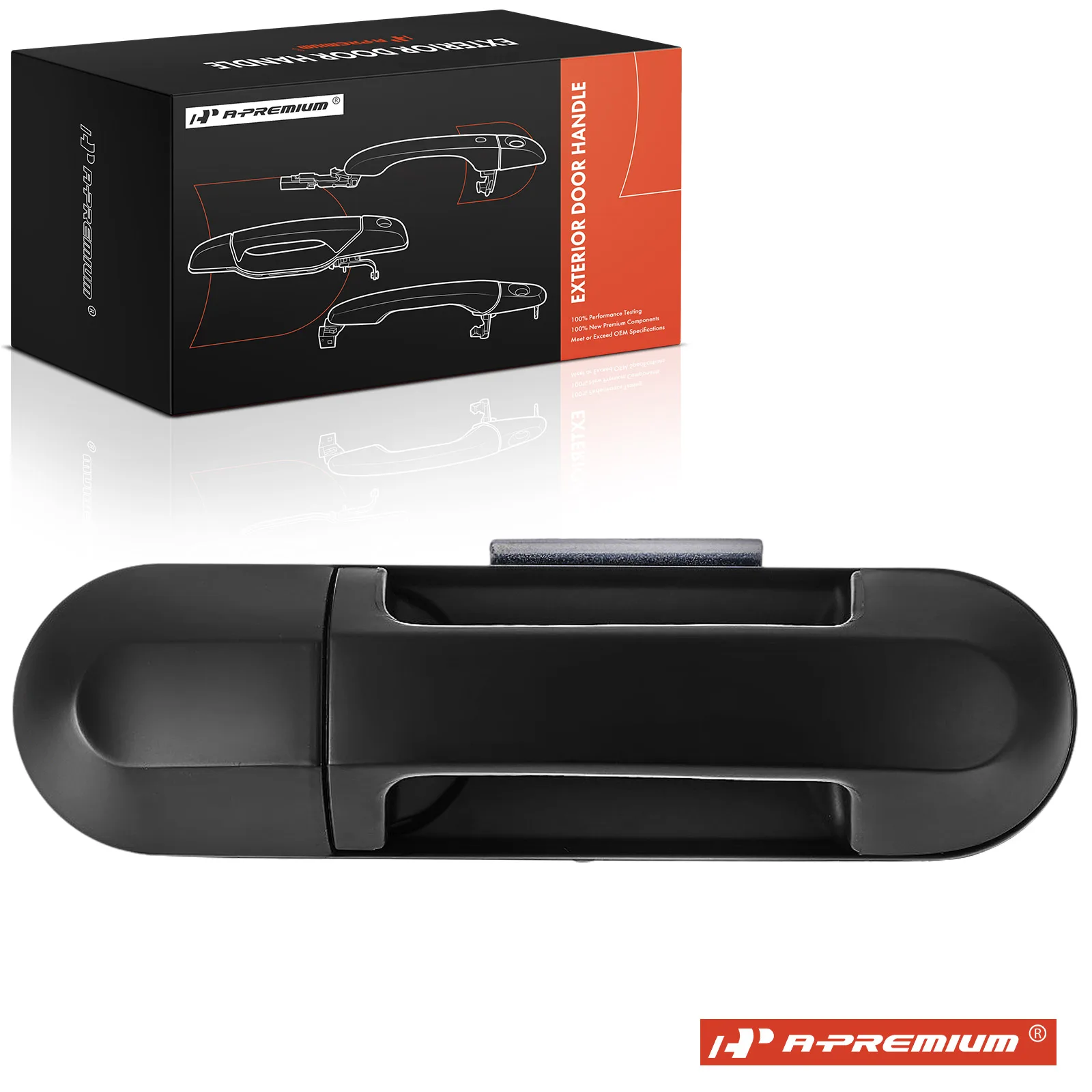 A-Premium Rear Passenger Side Exterior Door Handle for Ford Explorer 2002-2010 Lincoln Aviator 2003 Mercury Mountaineer