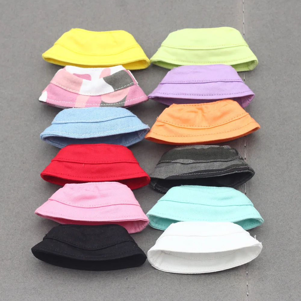 Para 10.5cm labubu 4.0 mini boneca brincalhão suspensórios calças com balde chapéu colorido conjunto de roupas boneca acessórios presente de natal