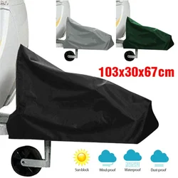 1030x670x990x300mm Caravan Hitch Cover Universal Waterproof Dustproof Trailer Tow Ball Coupling Lock Covers Black/Gray/Green
