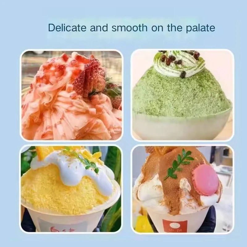 Máquina de hielo de copo de nieve de hielo afeitado para el hogar comercial/refrigera por aire de 110V/220V máquina de hielo de alta calidad