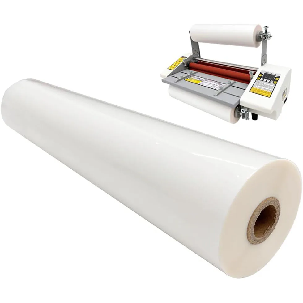 فيلم الترقق الحراري فيلم الترقق الساخن للورق والصور الترقق BOPP فيلم التصفيح الحراري 656ftx12.5in