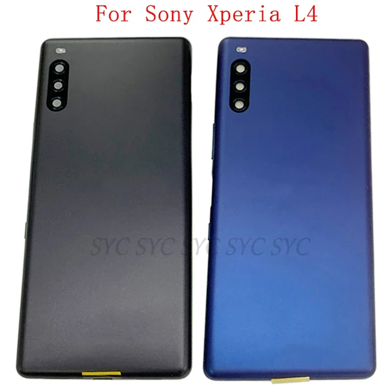 

Задняя крышка, чехол для задней двери для Sony Xperia L4, крышка батарейного отсека с логотипом объектива камеры, запасные части