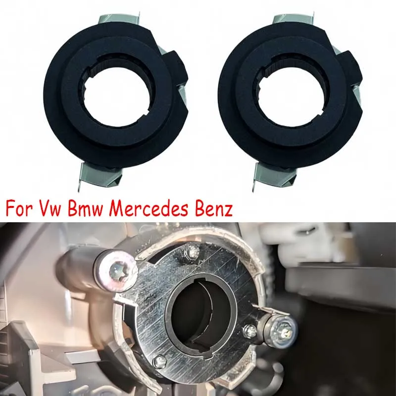 2X Car H7 LED Adapter Holder For Mercedes Benz B Class G/ML Series BMW Buick VW Tiguan Jetta Polo Magotan Bora Headlight Bulbs