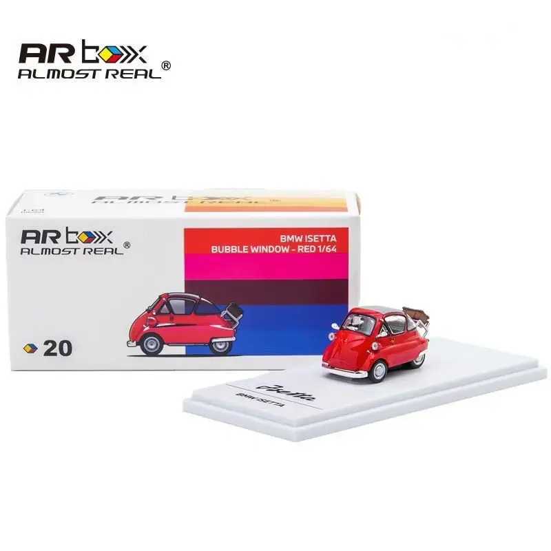 AR BOX 1: 64 modelos de coches en miniatura BMW Egg ISETTA de aleación, artículo de colección, regalo para niños, artículo decorativo para adultos, regalo para hombres