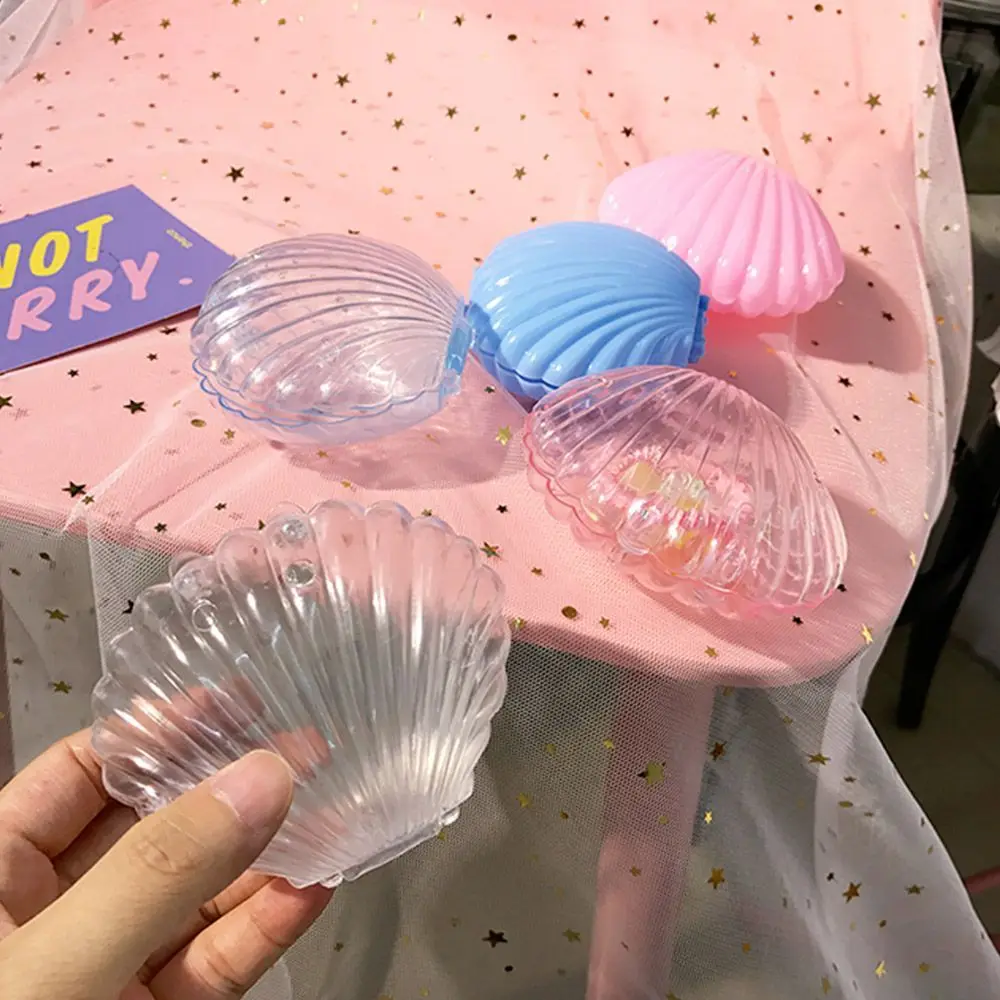 Creative Seashell Shape สร้อยข้อมือต่างหูกล่องเครื่องประดับของขวัญกล่อง