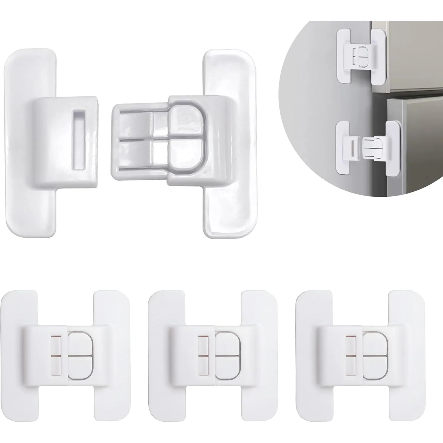 1/2/3 Pieces Baby Safety Refrigerator Locks/cabinet Door Locks Multi-functional Child Safety Locks for Home Use Baby Products