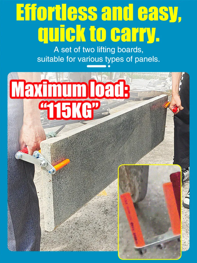 Multifunctional rock plate handling large laborsaving tools transport window glass