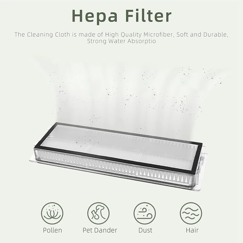 Piezas de Repuesto compatibles con Dreame L10S Ultra / L10 Ultra Robot aspirador, accesorios, cepillo principal, bolsas de polvo