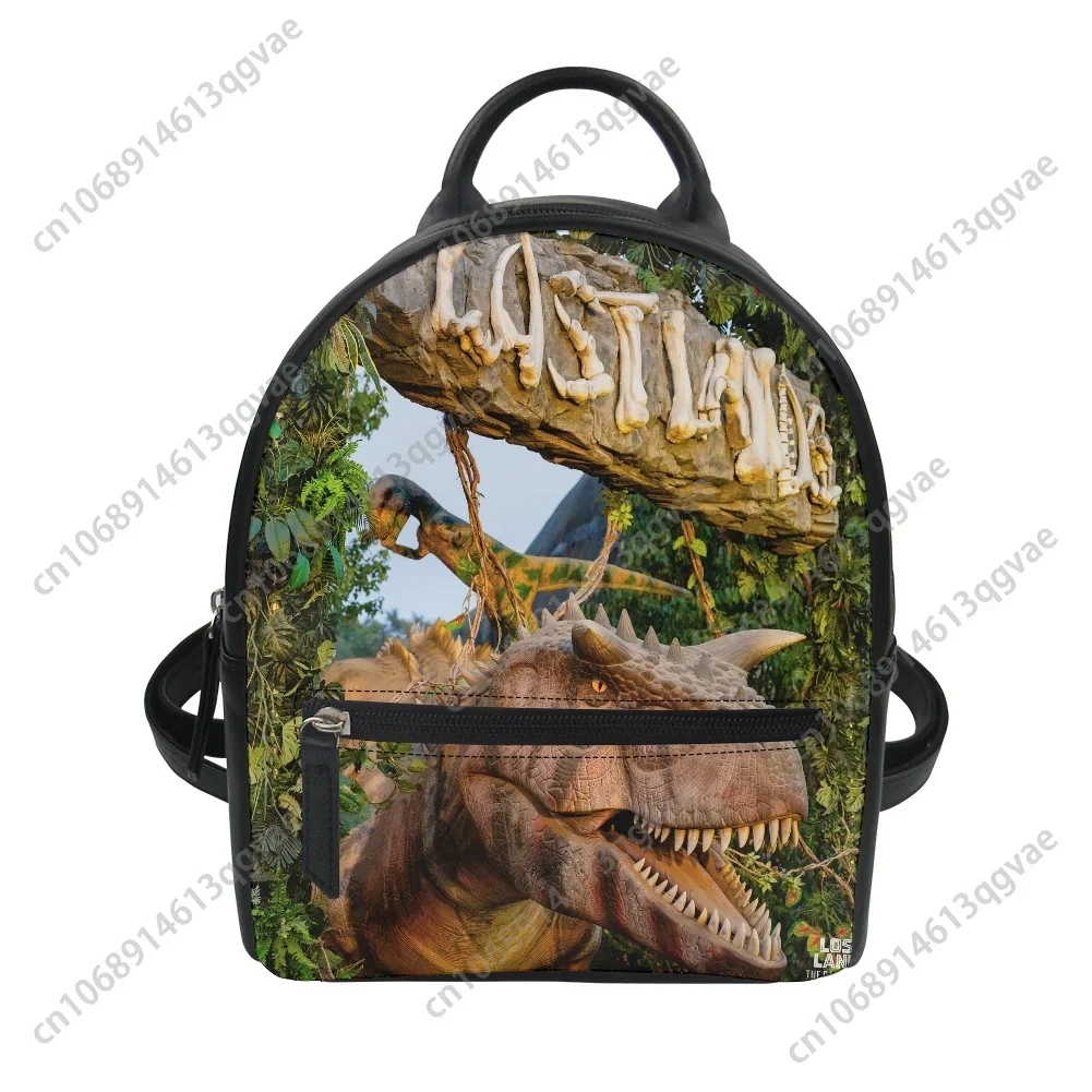 Lost Lands Music Festival Custom Backpack Purse Women Carter Schoolbags Double Shoulder Bag Mini Daypack Leather Travel Bag