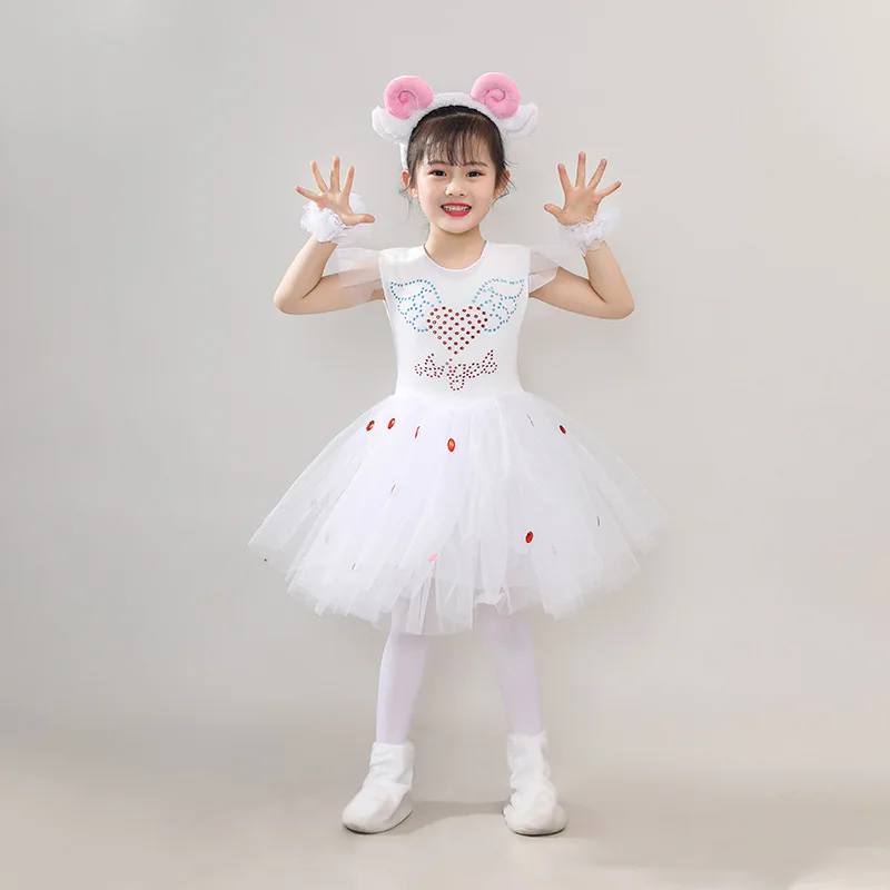 halloween Children's animal costume small lamb performance cosplay  wolf and lamb dance performance