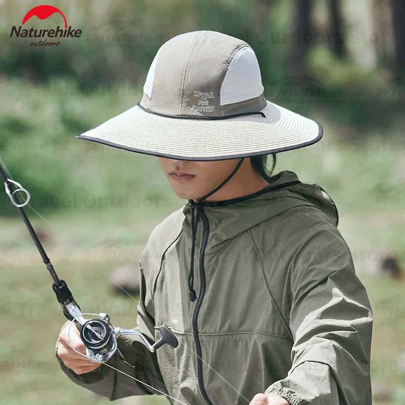 Naturehike Hiking Hat Waterproof Fisherman Hat Outdoor Hat Caps For Men Women Bucket Hats For Fishing Garden Safari Beach