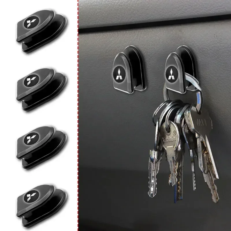 New Car Multifunction hook Mini Interior Convenience Hook For Mitsubishi lancer outlander lancer 9 eclipse pajero car goods