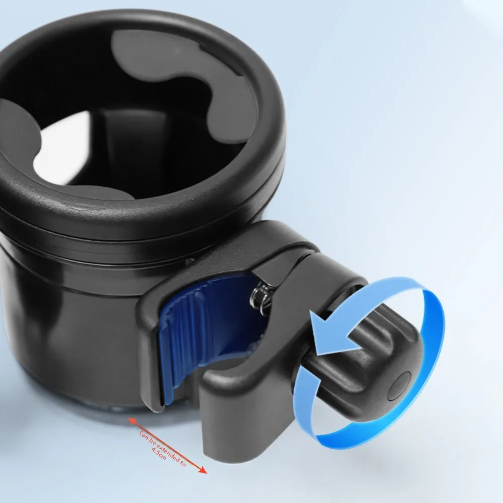 Anti-slip Baby Stroller Cup Holder Easy To Install Adjustable Cup Stand Rotatable Phone Holder Stroller Water Bottle Organizer