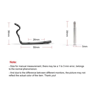 Car Glove Box Tampa Dobradiça, Snapped Repair Fix Kit, Suportes para Audi A4 S4 RS4 B6 B7 8E, Seat Exeo ST 3R5, Auto Peças, 1 Conjunto 8 principais vendas colunas audi a4 b7 - №1
