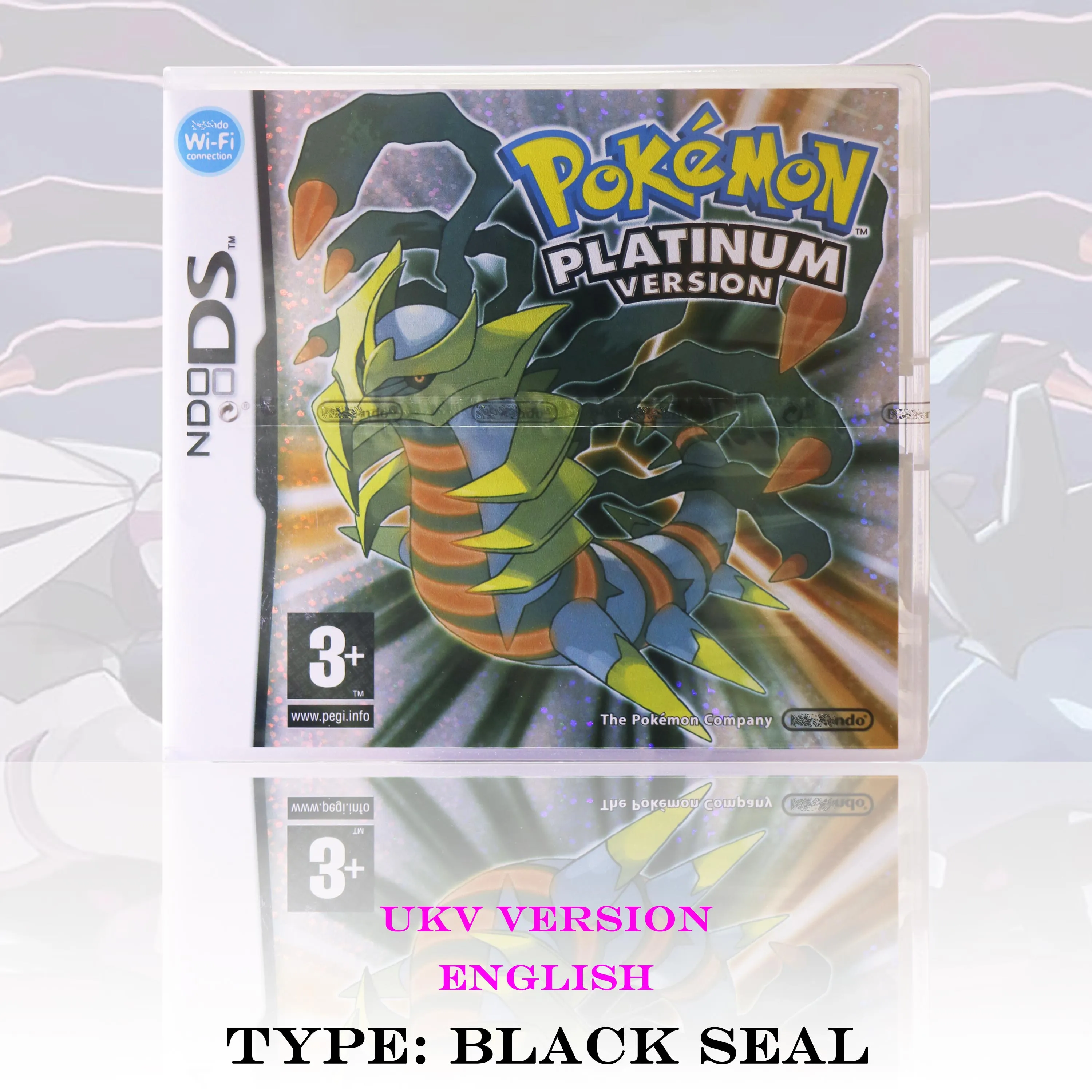 UKV Versie Pokémon Platinum Zwart Wit Nieuwe Verzegelde Verpakking Met Doos en Handleidingen DS Videogame Cartridge Voor DS 2DS 3DS Console