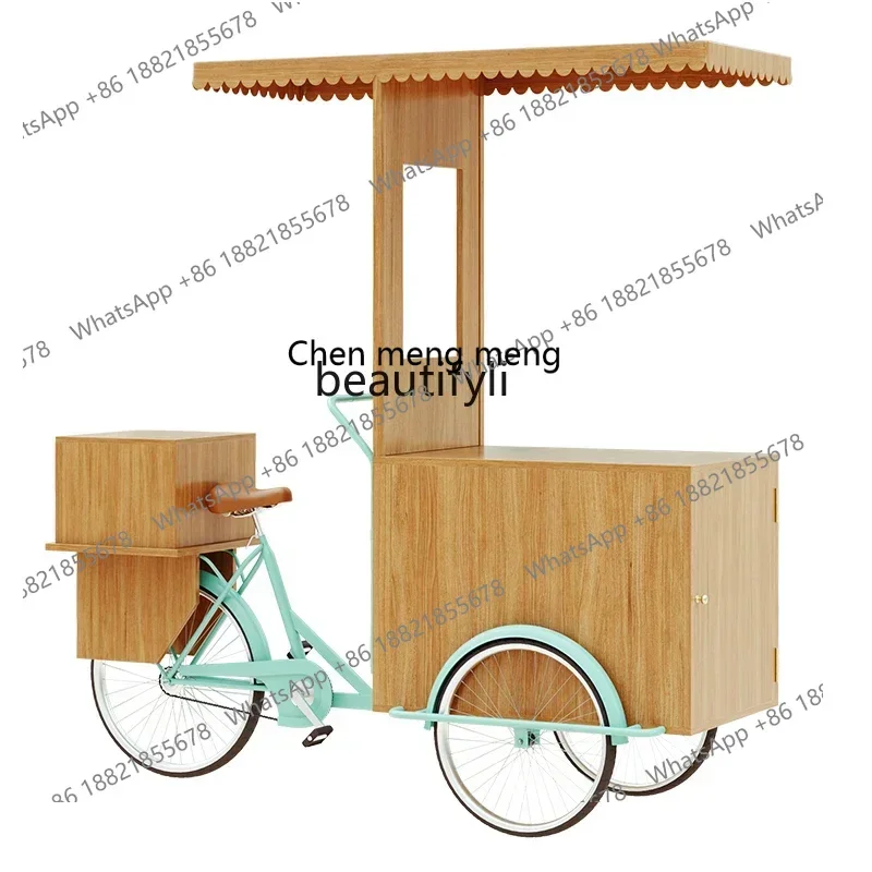 

xzlxOutdoor food truck scenic spot display props tricycle night market stall car