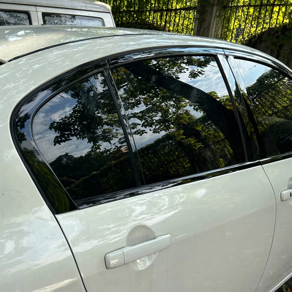 For Infiniti G Series G25 G35 G37 4 Door Sedan Window Chrome Delete Blackout ABC Pillars Glossy Black Stickers