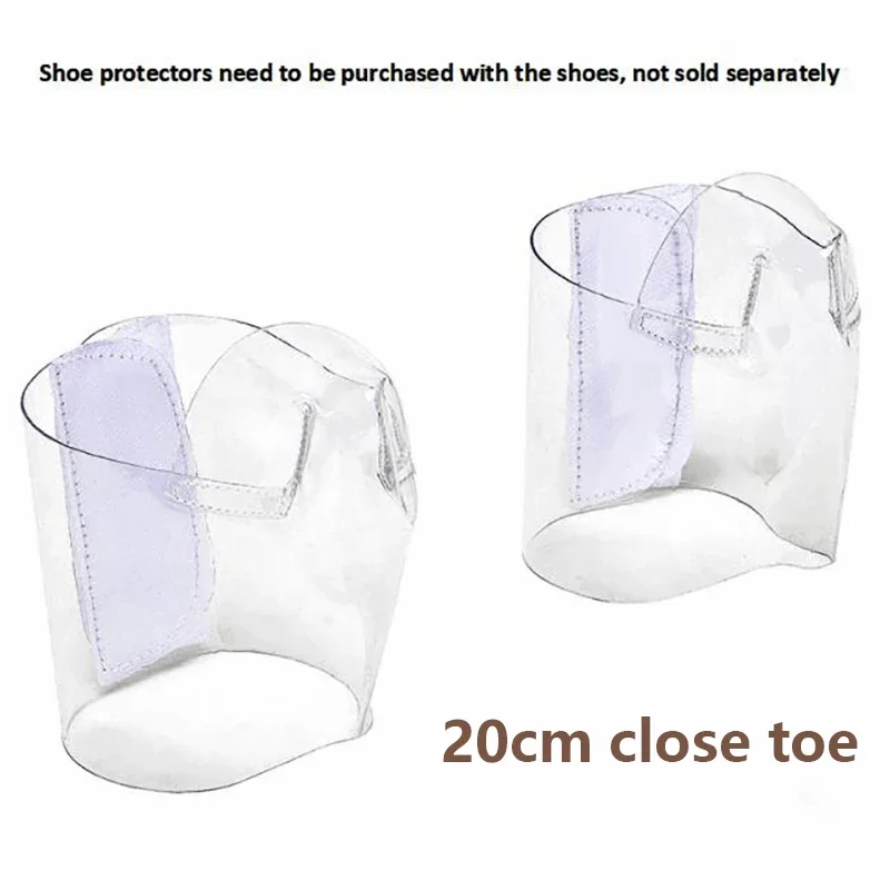 Leecabe Schuhschutz PVC-Material Kratzschutz Stiefel Zehenverschleiß