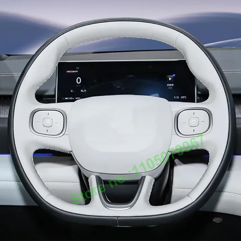 

DIY Hand-Sewn Non-slip PU Carbon Fiber Leather Car Steering Wheel Cover for NIO ES6 ET5T EC6 ET5 ET7 ES8 2025 Interior Accessory