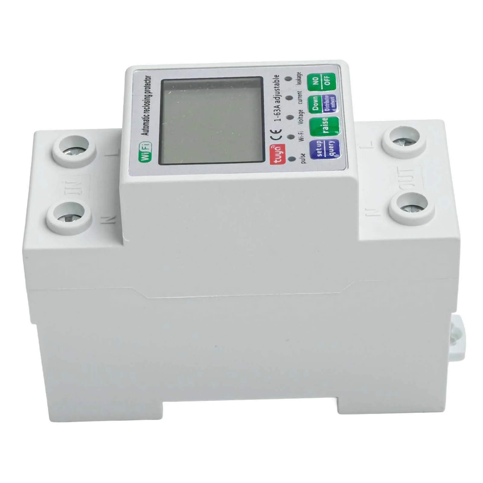 

AC80-300V Breaker Color White Current Breaker Easy Installation Mobilephone APP Control Multiple Protection Digital LCD Display