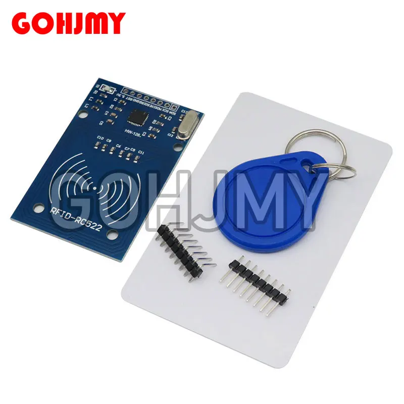 10pcs/lot MFRC-522 RC-522 RC522 Antenna RFID IC Wireless Module For Arduino IC KEY SPI Writer Reader IC Card Proximity Module