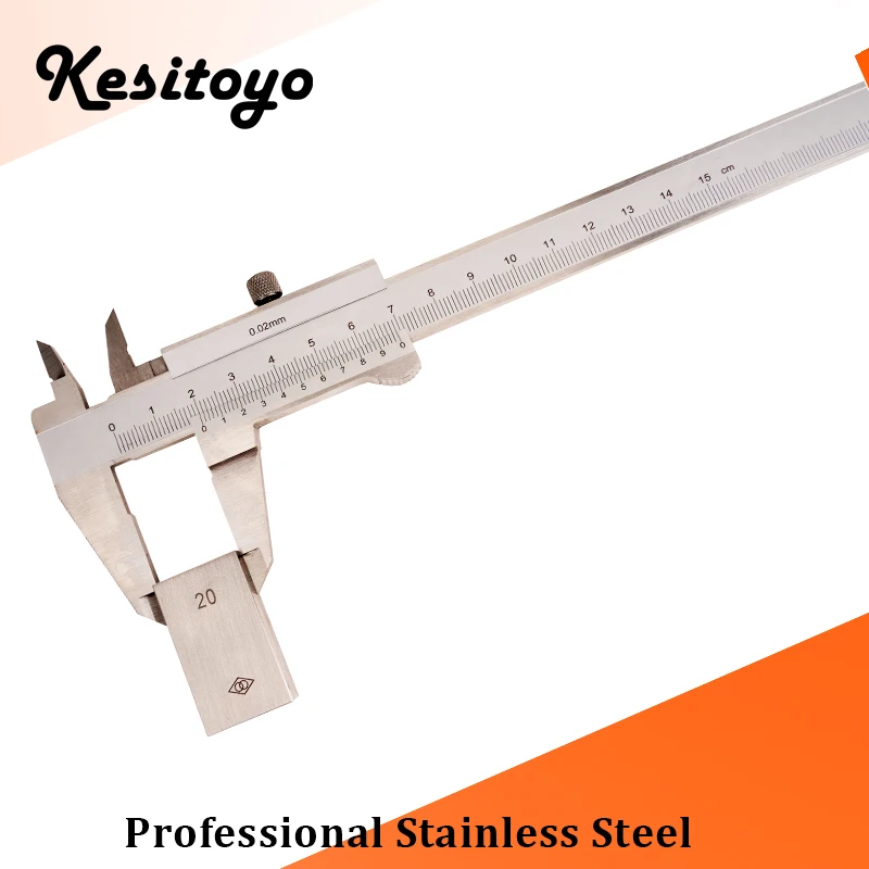 Imagem -04 - Pinça Vernier de Ferramentas de Medição Precisão 0.02 mm Métrico Polegada Medidor 0150 mm Aço Inoxidável
