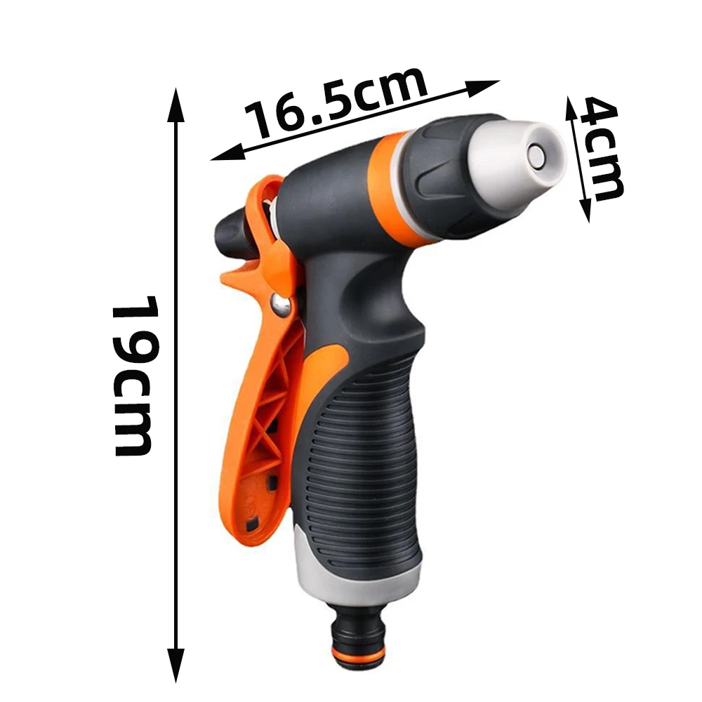 Portable Home Multi-function Garden Watering Sprinkler Nozzle Home Car Wash Water Spray Gun with Tap Connecter Professional Tool