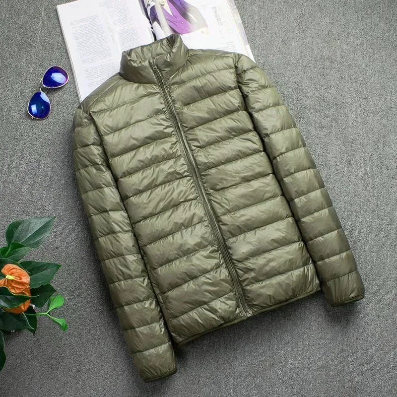 Daunen jacke Herren mantel Herbst Winter Frühlings jacken für warme geste ppte Parka-Männer und leichte ultraleichte Freizeit mäntel mit Kapuze