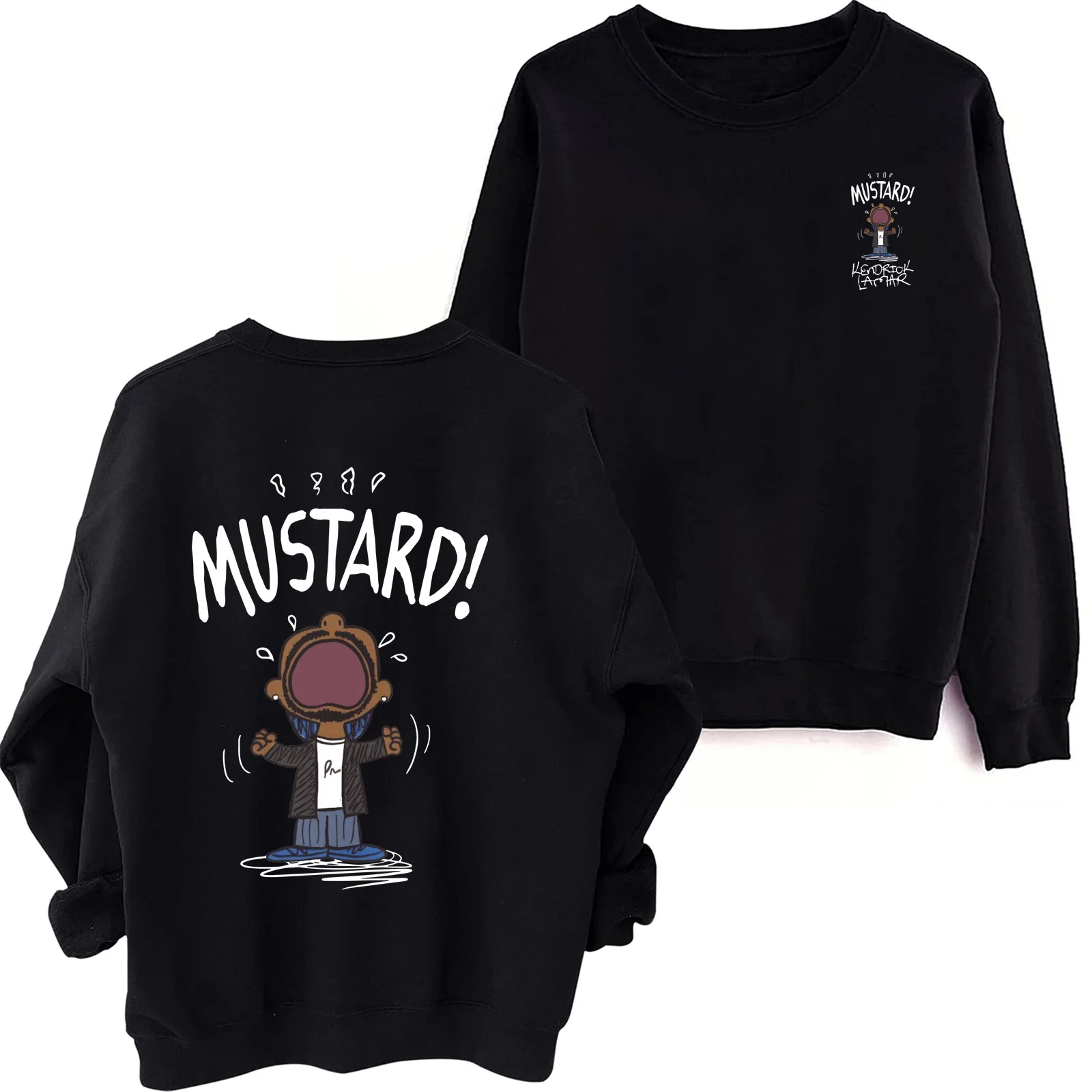 Kendrick Lama Mustard GNX Album Merch Sweatshirt Oversize Hoodie Unisex Long Sleeve Hoodies Sweatshirts