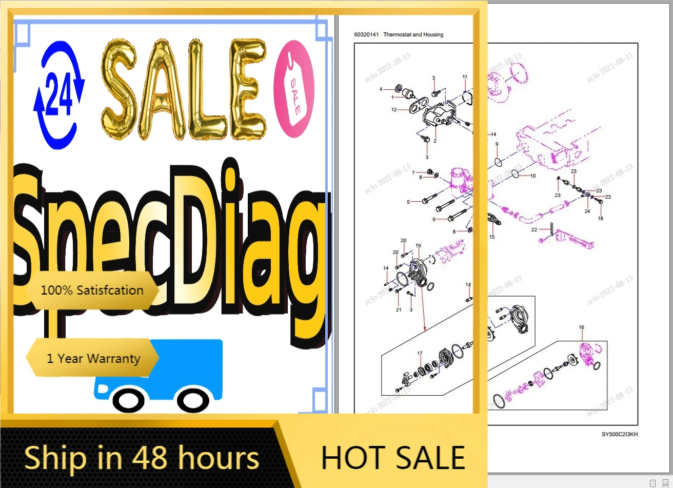 SpecDiag Sany Ağır Ekipman PDF - Heavy Equipment Pdf incelemesi ve fiyatı