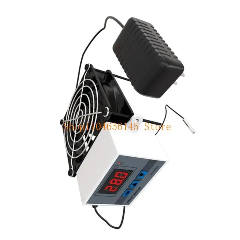 652F For Industrial Machine PWM Cooling Fan Intelligent Temperature Control Radiator