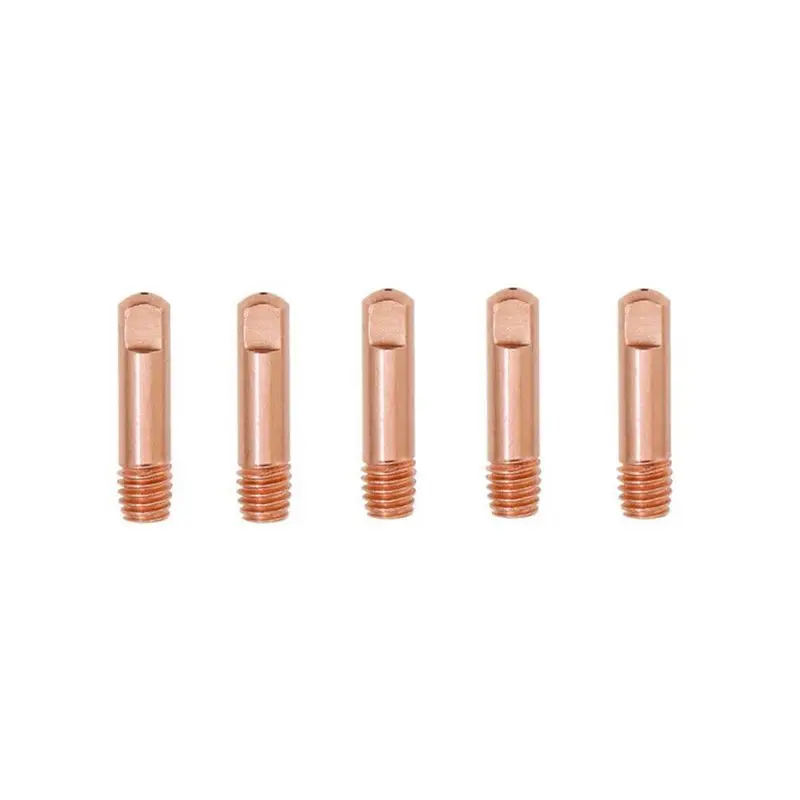 LLCS-24 PCS Brass Gasless Nozzle Tips Kit For Lincoln 100L & Weld-Pak 100HD 125HD 140HD MIG Welder, MIG Eastwood 135/175