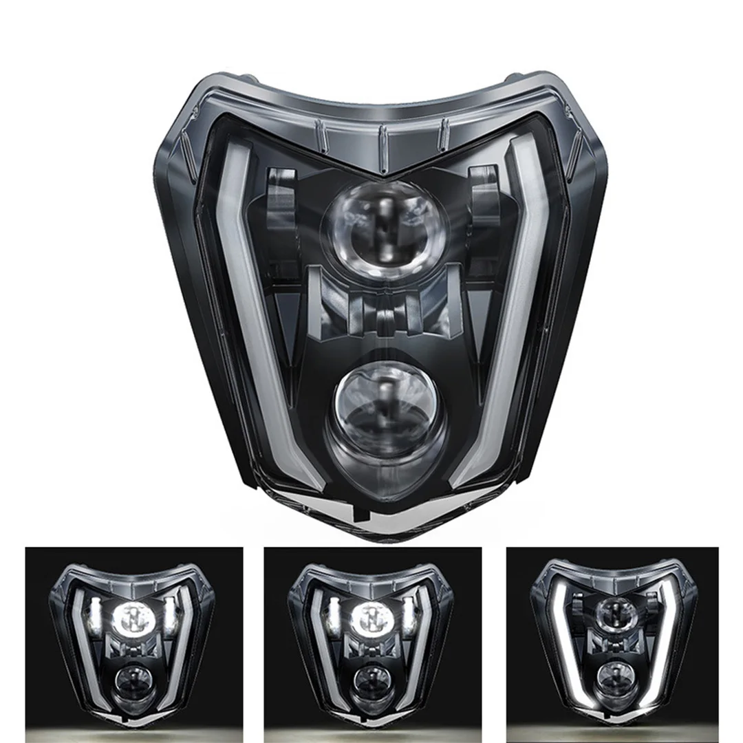 NEHANLYN Motorcycle LED Headlight Accessories For KTM EXC XCW XCF SMR 125 250 300 350 450 High Low Beam & DRL Accessories