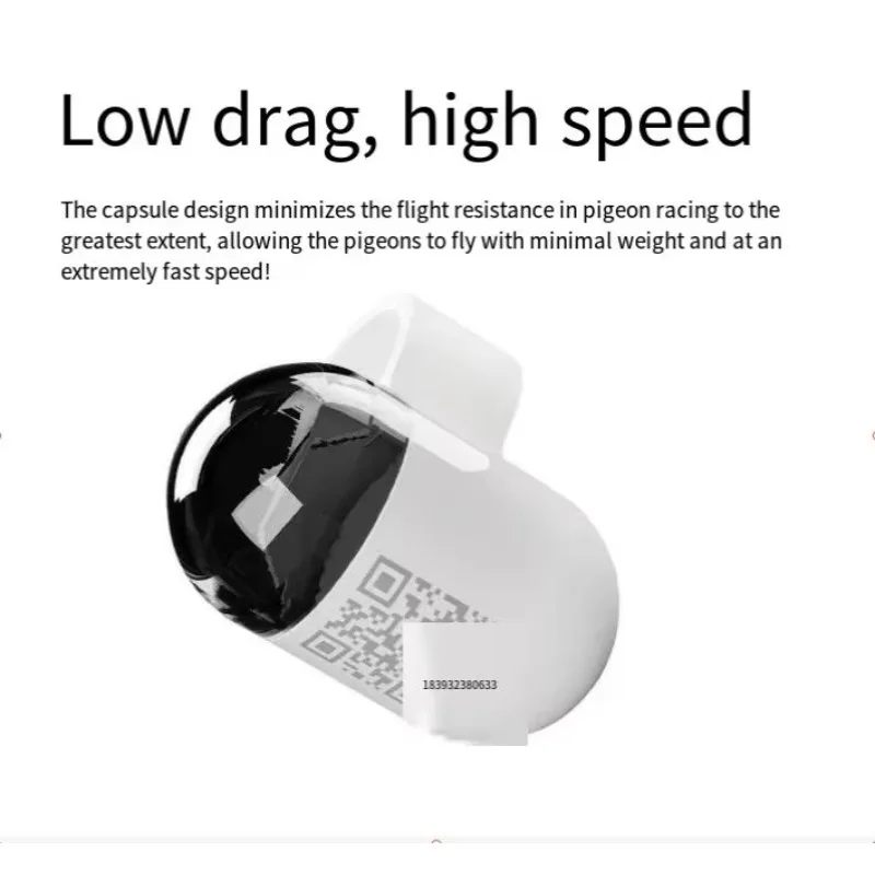 

Parrots Trackr Pigeon Racing Training GPS Tracker Plastic Chip Ring with Real-Time Positioning Bluetooth/WiFi IP68 Waterproof