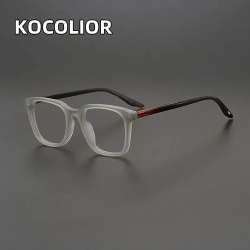 Gafas de lectura cuadradas TR90 Vintage, montura de gafas Unisex, gafas graduadas ópticas para mujeres y hombres, gafas Retro mate