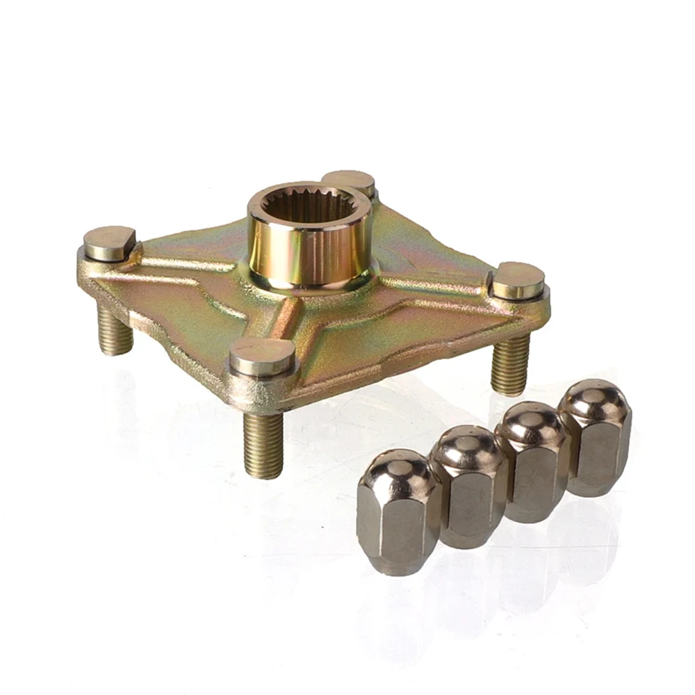 

ATV 23T Teeth 110mm M10*4 Stud Rear Wheel Hub With Nut For 110cc 125cc 150cc Electric Go Kart Golf Cart UTV Buggy Tricycle Quad