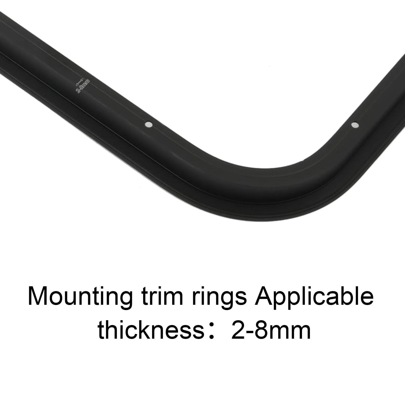 نافذة منزلقة أفقية مناسبة مباشرة لـ RV، سهلة التركيب، عالمية لسمك الصفائح المعدنية 2-6 مم أو 48-55 مم