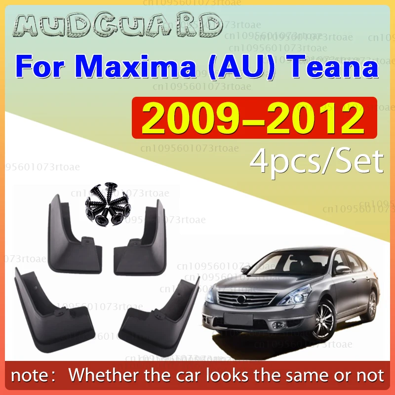 

for Nissan Maxima L32 Teana 2009 2010 2011 2012 Mud Flaps Mudguards Splash Fender Guard Front Rear Wheels Car Stying Accessories