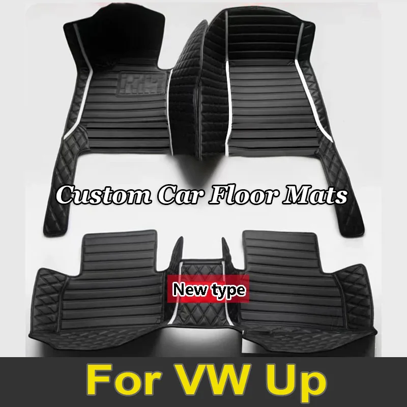 Car Floor Mat For VW Volkswagen Up 2012~2019 Waterproof Tapete Automotivo Para Carro Car Mats Accessoire Voiture Car Accessories