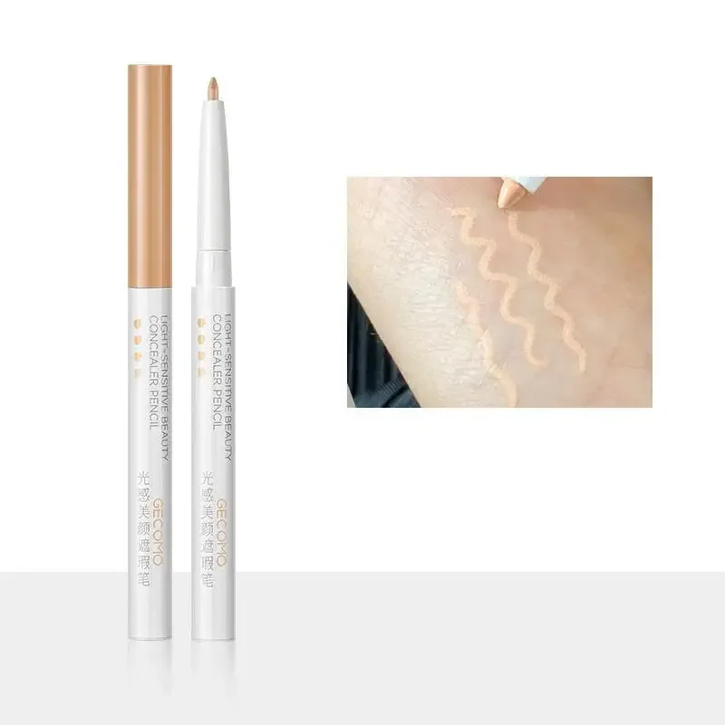 Lápiz corrector de cobertura completa, lápiz para ocultar manchas, crema para base impermeable, contorno de cejas, herramienta de maquillaje cosmético