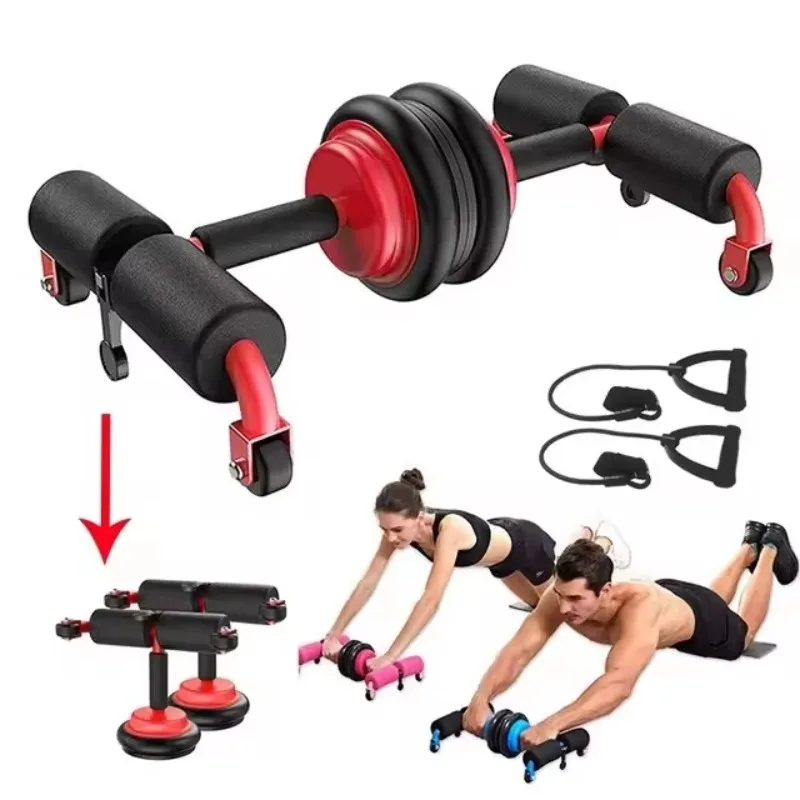 

Universal Abdominal Wheel with Kneeling Pad Unisex Home Muscle Training Equipment