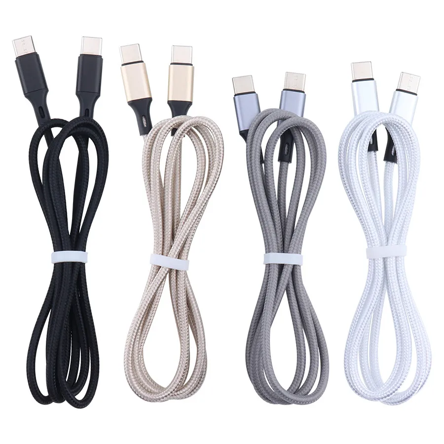 

200pcs/lot 1m 2A USB C to USB Type C Cable Fast Charging Cord for Xiaomi Redmi Note 8 Pro Samsung S10 For Type-C Devices