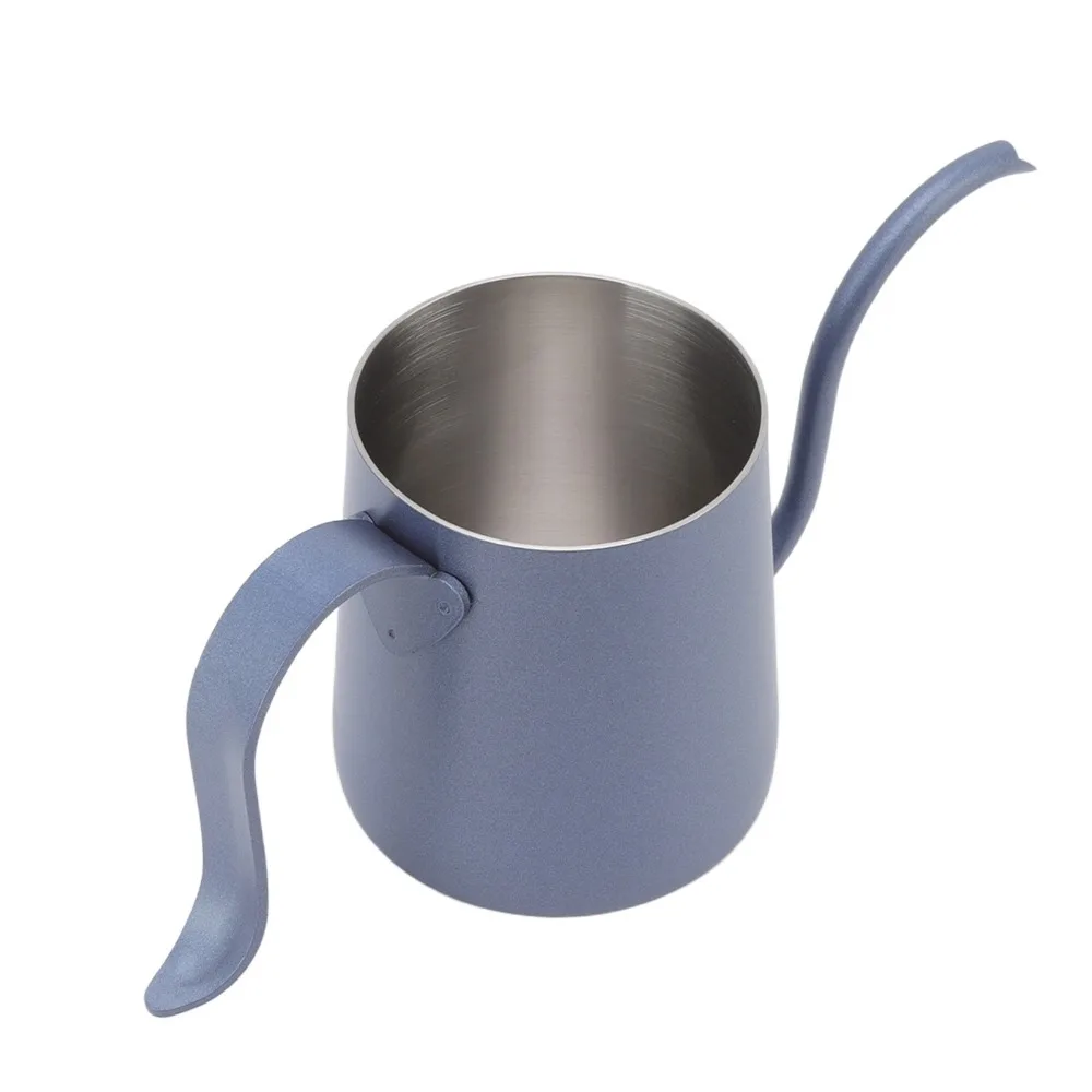304 Stainless Steel Pour Over Coffee Kettle Thickened Design 250ml Capacity Long Spout Kettle Thin Long Spout