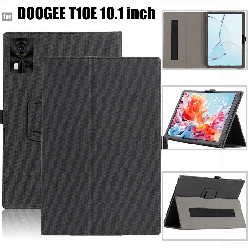 for DOOGEE T10E 10.1 inch Cover Flip Magentic Foldable Leather Stand Full Body Protective Case With Hand Holder