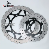 Ajuste para Kawasaki Ninja250R EX250 EX250R ABS 2008 2009 2010 2011 2012 Ninja250 disco de freno delantero de motocicleta Rotor discos de freno traseros