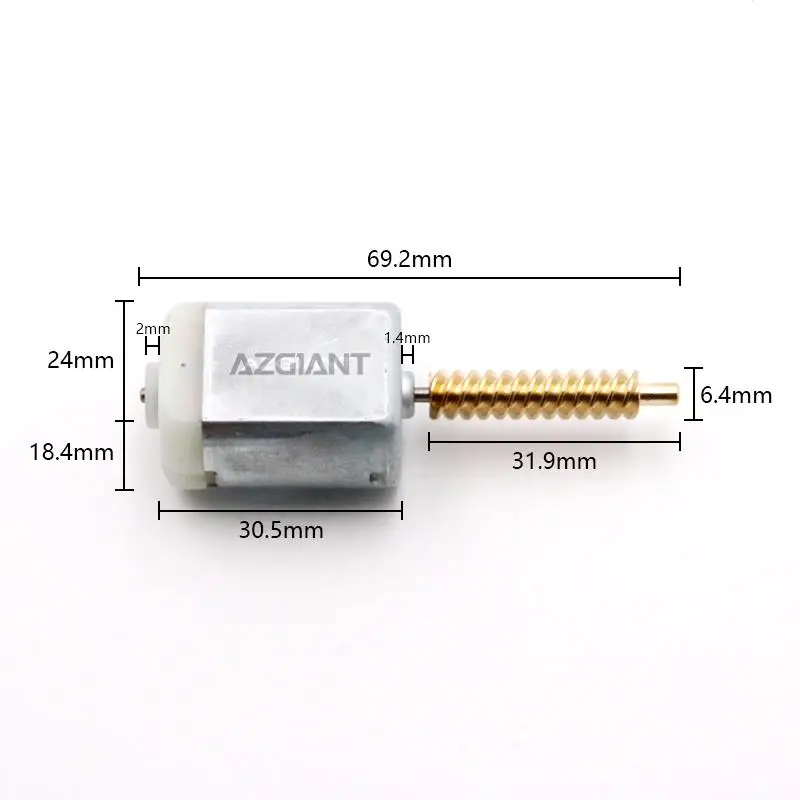 AZGIANT 795PHCL 911754 For Hyundai Santa Fe/Tucson TL/Palisade Car Fuel Filler Cap Actuator inner Motor durable copper gear tool